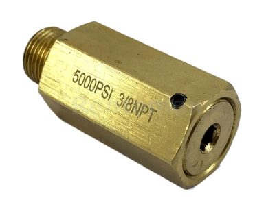 VALVULA ALIVIO 5000 PSI 3/8 MACHO
