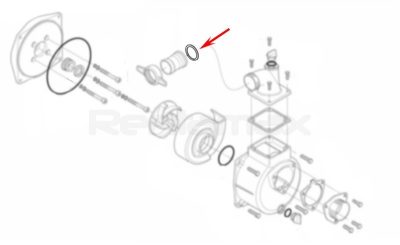 O¨RING PARA CONECTOR MANGUERA Bomba de Agua Caudal 2”