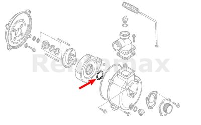 ORING DIFUSOR BOMBA HONDA WB20 WD20 WH15 WH20 BA4C20-29 78118-YB3-004