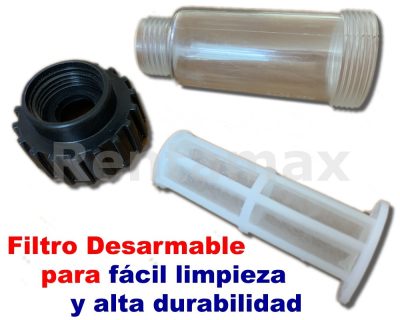filtro agua hidrolavadora equipo lavado