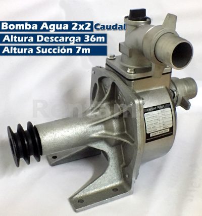 BOMBA AGUA PEDESTAL 2” CAUDAL