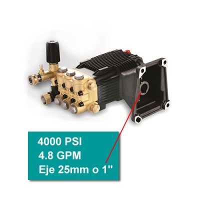 UNIDAD PRESION HIDROLAVADORA 4000 PSI 4,8 GPM BOMBA PARA HIDROLAVADORA