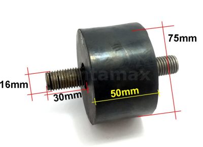 SOPORTE DE HULE 75 X 50mm M16