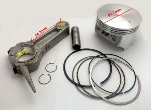KIT PISTON ANILLOS 192F GX440 459cc SUA12000E