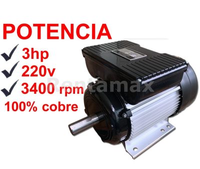 MOTOR 3HP 220V CERRADO 3400RPM