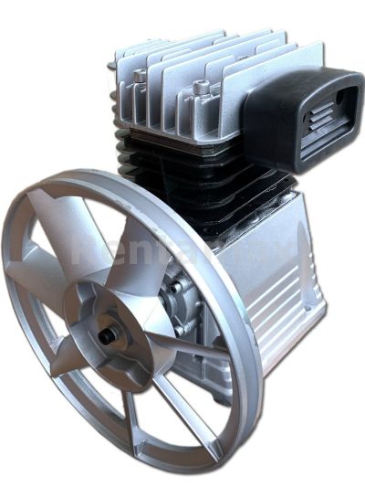 UNIDAD COMPRESOR AIRE 2HP DOBLE PISTON 190 LITROS-MINUTO