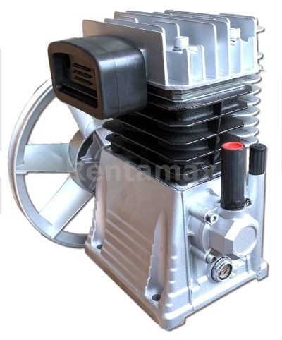 UNIDAD COMPRESOR AIRE 2HP DOBLE PISTON 190 LITROS-MINUTO