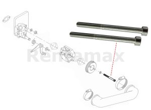 KIT ESPARRAGOS CARBURADOR 0111522 5000111522 BS50-2 BS60-2 BS500 BS600 BS700