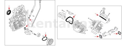 KIT EMPAQUES GX630 GX660 GX690 12312-Z6L-000 91201-Z6L-003 91202-Z6L-003 12208-Z6L-003 91308-Z6L-003 91302-Z6L-003