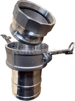 KIT CONECTOR DE MANGUERA CON ACOPLE RAPIDO ROSCADO 4”