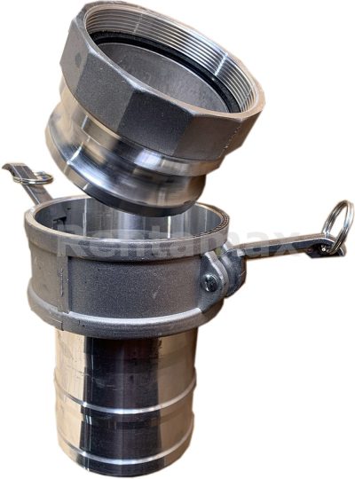 KIT CONECTOR DE MANGUERA CON ACOPLE RAPIDO ROSCADO 4”