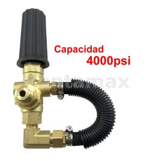 Valvula ByPass Regulador Presion 4000 psi Hidrolavadora