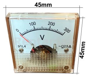 VOLTIMETRO 0-300 VOLTIOS PARA GENERADOR PLANTA ELECTRICA
