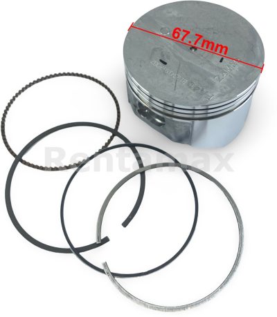 KIT PISTON ANILLOS STD HONDA GX160 HONDA 5.5HP PISTON FALDA LARGA