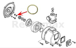 ARO CALZA DE AJUSTE SHIM HONDA WB20 WB 30 78122-YB3-000