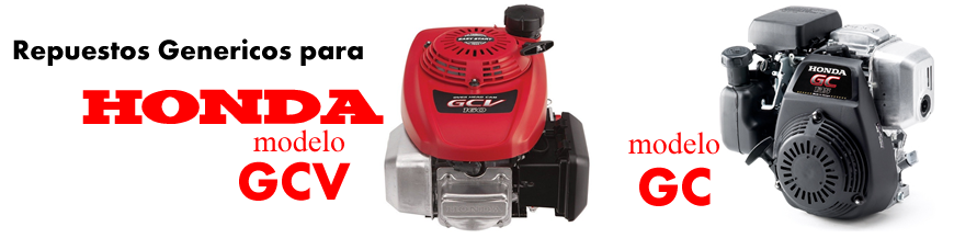 Repuestos Honda GC y GCV categoría